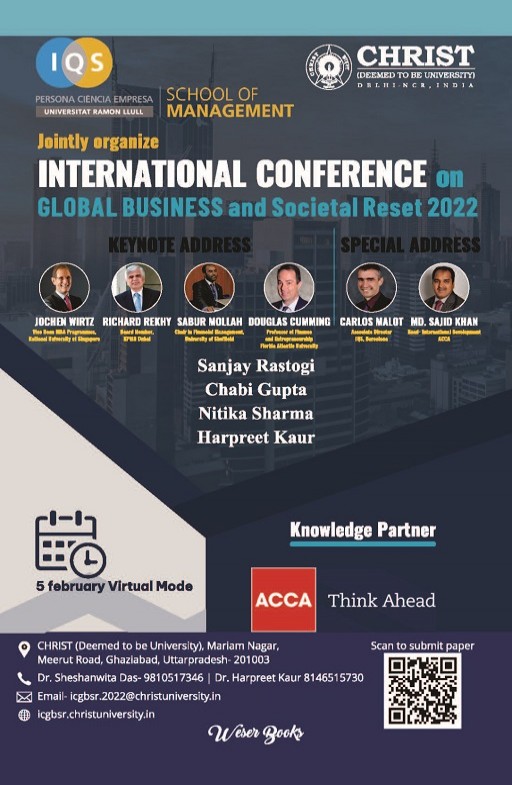 International Conference on Global Business and Societal Reset