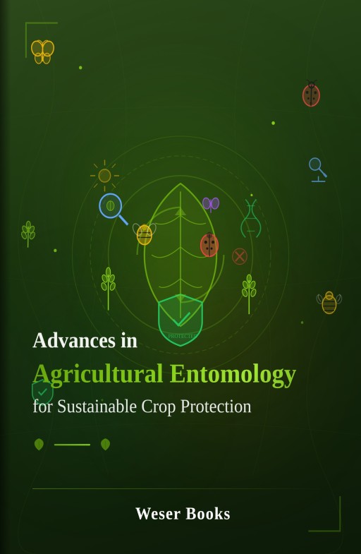 Coverpage of Advances in Agricultural Entomology for Sustainable Crop Protection, edited book on agricultural entomology